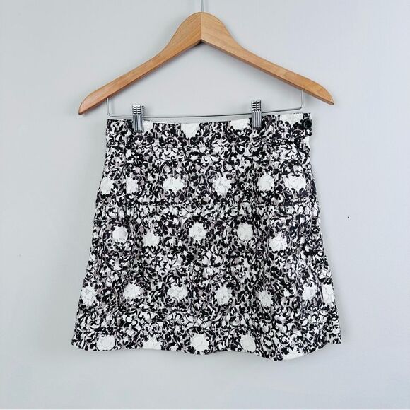 See by Chloe Lacy Skirt Side Zip Lined - Picture 1 of 8